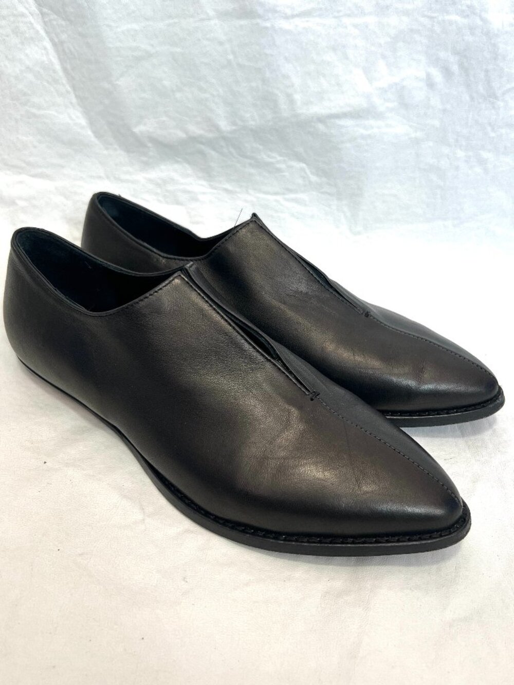 Maria Cornejo shoes IT 36.5 6.5 womens black leather pointed slit Kiara oxford